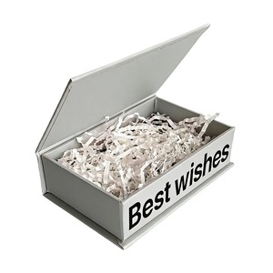 Custom Thin Book Style Flip Open Magnetic Jewelry Gift Box <b>Paper</b> <b>Boxes</b> for Necklace Jewelry - Product Image 5