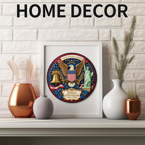 Rompecabezas Circular de Madera del 250 Aniversario de los Estados Unidos, 216 Piezas, Juguete Educativo para Decoración del Hogar - Product Image 3
