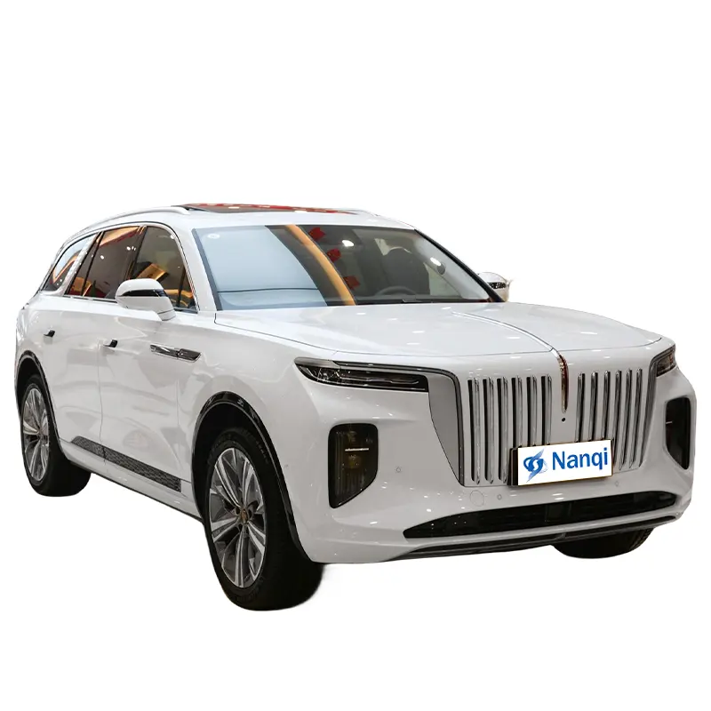 Moda uygun maliyetli uygun Hong Qi E-HS9 lüks saf elektrikli SUV elektrikli kullanılmış araba