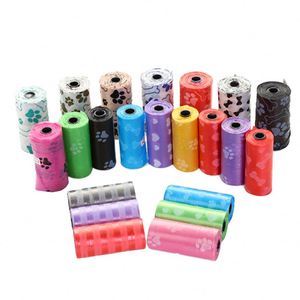 Wholesale Pet Poop <b>Bag</b> Disposable Best Printed Degradation Dog Poop <b>Bags</b> Biodegradable <b>Compostable</b> Waste <b>Bags</b> - Product Image 2