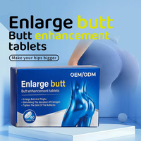 Comprimés Naturels Premium aux Herbes pour le Remodelage des Fesses, 12 Unités, pour Femmes, Soutien à la Fermeté des Courbes des Hanches et à la Beauté Corporelle