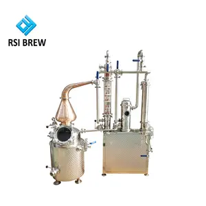 50L alcohol distiller distillation equipment for gin whiskey vodka still