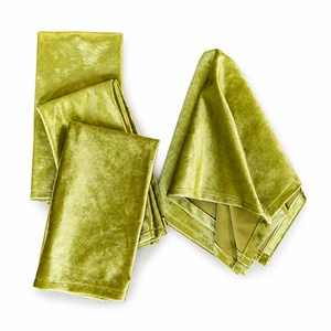 Nappe rectangulaire en lin lavable couleur personnalisée, unie, teinte, lavable en machine, avec bord brodé, en flanelle, serviettes de table et sets de table en lin - Product Image 1