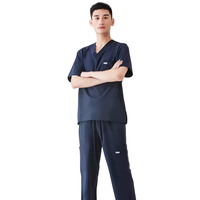 Infirmière classique pour hommes Scrubs Uniformes Male Medical Hospital Scrubs Suit pour les travailleurs de la santé