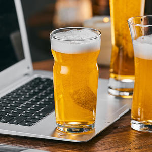 Vasos <span class=keywords><strong>de</strong></span> Cerveza Transparentes con Logotipo Personalizado al por Mayor, Vasos <span class=keywords><strong>de</strong></span> Vidrio para Bebidas, Vasos Grandes para Refrescos, Libres <span class=keywords><strong>de</strong></span> Plomo, para Restaurantes - Product Image 3