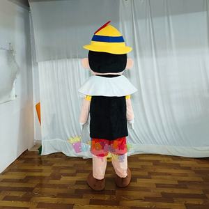 Costumes de mascotte de marionnette de <span class=keywords><strong>Pinocchio</strong></span> pour adultes, costumes de mascotte de dessin animé pour Halloween à vendre - Product Image 4