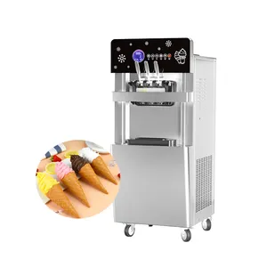 A máquina dobro do gelado da bandeja fritou com congelador/máquina do rolo do gelado tailandês agita fritar o gelado Tailândia rolou