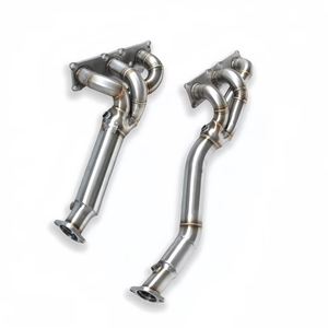 Sonicdiy ท่อไอเสียพร้อมส่วนหัวของท่อร่วมไอเสียสำหรับ BMW 3ชุด E90 <span class=keywords><strong>N52</strong></span> 3.0L 2.5L 2005-2013 SS304 - Product Image 6
