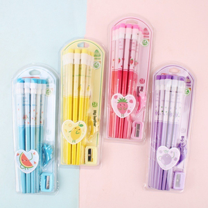 Gran Descuento en Papelería Escolar al por Mayor, Juego de Lápices de Madera HB Negros de Alta Calidad para Niños, Personalizables al por Mayor - Product Image 1