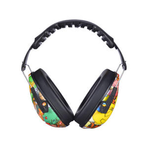 Orejeras con cancelación de ruido para niños, protección auditiva plegable de 21db para el aprendizaje, uso en el aeropuerto, diseño de Bob Esponja Pikachu - Product Image 1