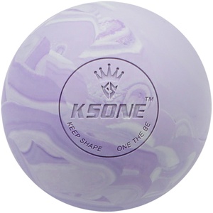 Yoga quiropráctica física goma Fitness logotipo personalizado diseño terapia mármol Color mezclado duro suave automasajeador bola - Product Image 3