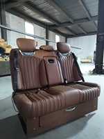 Nuevo Modelo 2024, Sofá Cama Multifuncional con Pantalla Táctil Inteligente, Cajón, Personalizable, Asiento de Coche de Cuero de Aviación