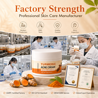 Crème Visage Bio OEM en Gros à la Vitamine C et au Curcuma Éclaircissante Anti-Acné Anti-Âge Anti-Taches Brunes Végane
