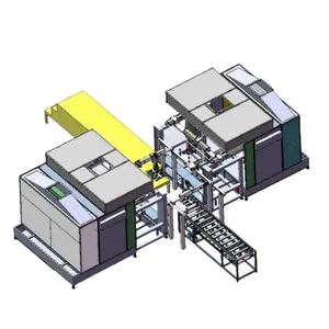 Chargement et déchargement automatiques personnalisés en usine Machine de pulvérisation électrostatique en métal pour le revêtement de métal
