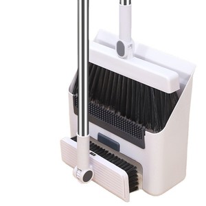 3 In 1 Broom Dustpan Floor Brush Set Aluminum Handle Soft Bristles Multi Functional Cleaning Tool For Home Use - Product Image 5