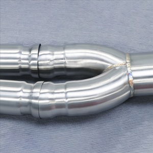 Tuyau intermédiaire simple de 3,5 po à 3 po pour BMW M3/M4 G80/G82 3.0T 2019-2023 en acier inoxydable SUS304 avec support étendu - Product Image 6