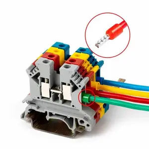 1000PCS/Bag Electrical Insulation Terminal Tube Type Pre-insulated Terminal Colorful Insulated Non-shrink Cord End Terminals