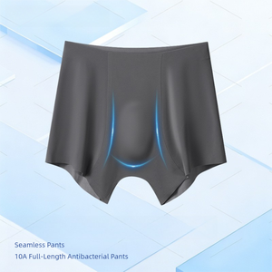 Calzoncillos Boxer Sin Costuras para Hombre, Ropa Interior Deportiva Transpirable Antibacteriana Tech 10A de una Pieza, Leggings Largos - Product Image 3