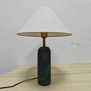 La lampe de chevet dans la chambre de l'hébergement de designer transfrontalier est de style japonais, style chabi, zen, en marbre, hôtel - Product Image 2