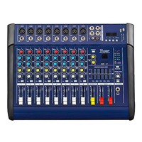 Console de mixage Offre Spéciale à 6 canaux avec amplificateurs de puissance