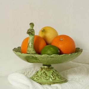 All'ingrosso in ghisa pavone bagno di uccello alimentatore Vintage Design tradizionale per uso esterno - Product Image 3