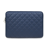Housse d'ordinateur portable fine antichoc avec fermeture éclair - Étui de protection en PU pour MacBook et tablette, usage professionnel