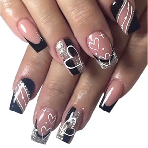 240 Uñas Postizas Almendradas Estilo Francés, Curva Suave Sin Rastro, Set de Extensión de Uñas en Caja - Product Image 6