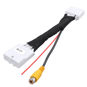 Câble adaptateur RCA pour caméra <span class=keywords><strong>de</strong></span> recul <span class=keywords><strong>de</strong></span> voiture 24 broches compatible avec Renault <span class=keywords><strong>Dacia</strong></span> <span class=keywords><strong>Sandero</strong></span> - Product Image 1