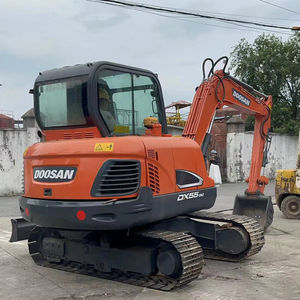 Vente à chaud Mini-pelle Doosan DX55 DX60 DX75 d'occasion Moteur original Yanmar à bas prix pour la construction Stock avec LIYUAN - Product Image 1