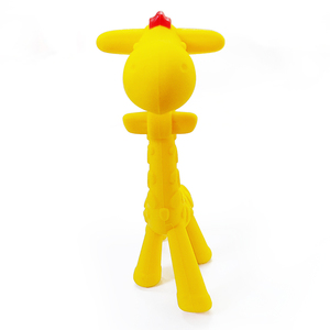 Mordedor de Silicona con Forma de Jirafa para Bebés, Libre de BPA, Juguete de Dentición Suave para Bebés, Venta al por Mayor OEM/ODM - Product Image 2