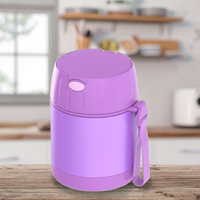 Aohea – Pot isotherme en acier inoxydable avec isolation intérieure en acier, pour soupes et aliments chauds, avec poignée