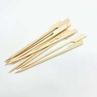 100% Bambou Naturel Écologique, Couverts Jetables, Échantillon Gratuit, Brochettes de Barbecue, Bâtonnets à Sandwich pour Fêtes et Mariages