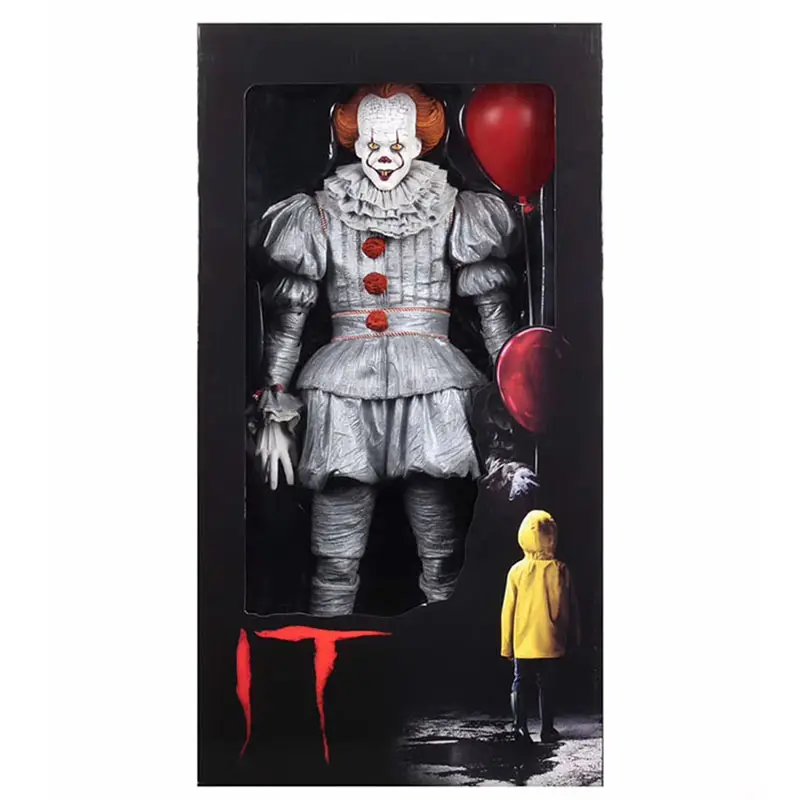 NECA 45459 IT 2017 1/4 Scale 18 inches Pennywise Bill Skarsgard action figure