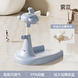Comfortable Newborn Baby <strong>Bath</strong> Tower Seat Butt Basin Stand Alone Baby <strong>Bath</strong> Equipment Infant Bathing <strong>Table</strong> and Rack - Product Image 3