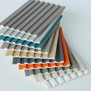 Panel Decorativo de Pared para TV con Rejilla de Madera Maciza Personalizable, Solución Decorativa Combinable - Product Image 3