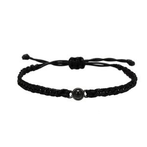 สร้อยข้อมือคู่รักแบบปรับแต่งได้ ฉายภาพ 100 <span class=keywords><strong>ภาษา</strong></span> ฉันรักคุณ ด้วยหินธรรมชาติ สินค้าขายดีข้ามพรมแดนยุโรป-อเมริกา - Product Image 2