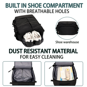 <span class=keywords><strong>Sac</strong></span> à <span class=keywords><strong>dos</strong></span> léger pour homme, imperméable, anti-éclaboussures, grande capacité, <span class=keywords><strong>compartiment</strong></span> à chaussures, <span class=keywords><strong>sac</strong></span> à <span class=keywords><strong>dos</strong></span> d'affaires - Product Image 4
