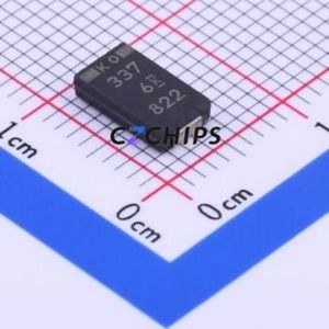 Condensateur au tantale T520V337M006ATE015 CASE-V-7343-19(mm) 330uF 20% 6.3V 15mOhm@100kHz - Product Image 1
