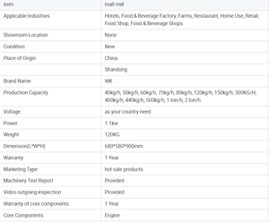 Máquina automática de molino de acero de cuatro rodillos para maíz, arroz, grano, Malta, harina de Barelly con motor de nueva condición, precio más barato - Product Image 3