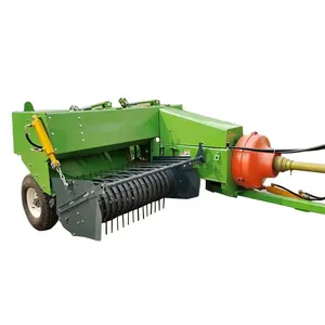 Agricultural machinery tractor mounted mini square hay baler segunda mano