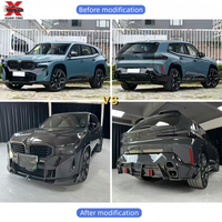 Kit carrosserie en fibre de carbone sèche style LD pour BMW XM G09 : Lame avant, diffuseur arrière, jupes latérales, capot, aileron arrière, extensions d'ailes