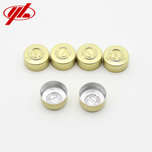 Tapas de Aluminio de 13 mm con Dos Puntos de Conexión para Viales de Vidrio de Inyección - Product Image 2