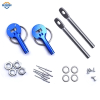 Accessoires de voiture, kit de verrouillage de capot moteur en aluminium, verrou universel pour capot de voiture