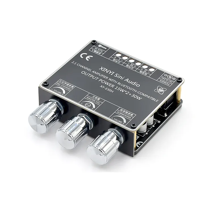 새로운 오리지널 XY-E30H 2.1 채널 블루투스 오디오 전력 증폭기 보드 모듈