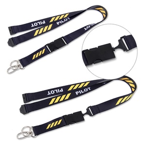 Wholesale Promotional Custom Heat Transfer <b>Polyester</b> <b>Lanyard</b> Retractable <b>Lanyard</b> With ID Card Badge Holder - Product Image 3
