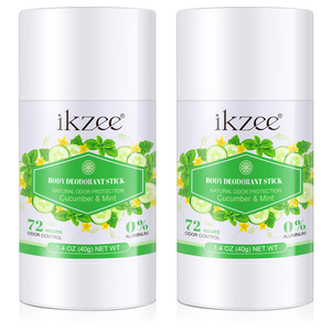 Ikzee แตงกวาออร์แกนิคสำหรับผู้ชายใช้ซ้ำได้, ยาระงับกลิ่นกายแบบแท่งธรรมชาติขนาด40กรัมฉลากส่วนตัว - Product Image 6