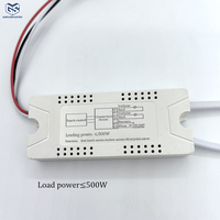 Interruptor Táctil LED Capacitivo de Alto Voltaje 220V / 110V con Enchufe, Sensor Táctil Único, Interruptores Inductivos para Espejo, Fuente de Alimentación