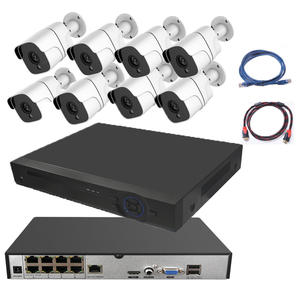 HD 5MP 8 ערוץ טלוויזיה במעגל סגור מערכת 8pcs 5 מגה פיקסל מתכת חיצוני IP המצלמה POE NVR CCTV ערכת - Product Image 3
