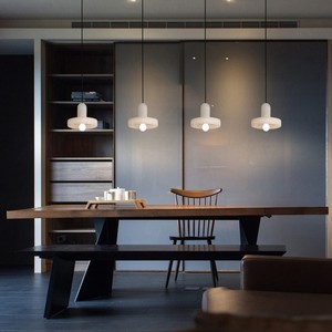 Luminaire suspendu minimaliste YS011, rond, LED, lumière blanc chaud, pour salle à manger, chambre à coucher, décoration intérieure, lustre à tête unique - Product Image 2