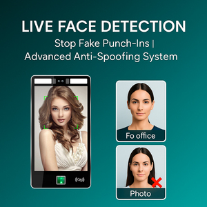 क्लाउड लिनक्स 8 इंच बायोमेट्रिक एक्सेस कंट्रोल उत्पाद समय उपस्थिति गेट एक्सेस कंट्रोल सिस्टम - Product Image 2
